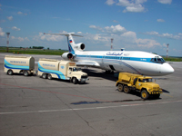 Aerofuels refueller in Tolmachevo airport