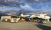Заправка в международном аэропорту Красноярск (Емельяново)